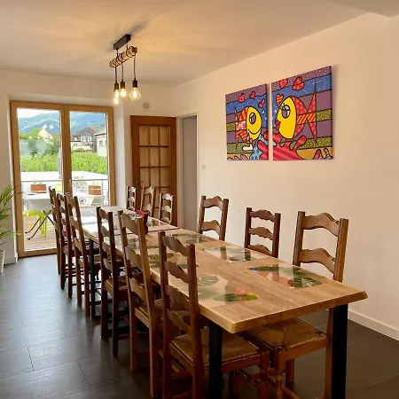 Alsacebnb - 12 Personnes Dans Le Vignoble - Piscine Privee & Ammerschwihr