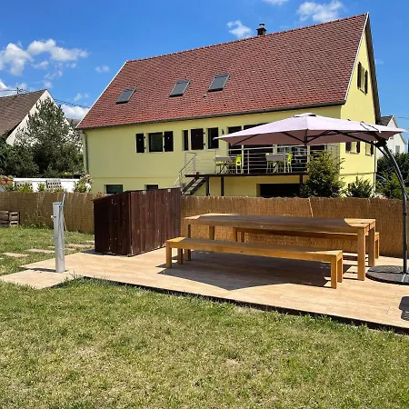 Alsacebnb - 12 Personnes Dans Le Vignoble - Piscine Privee & 4*